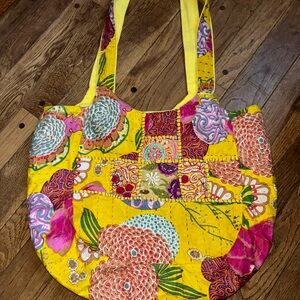 Colorful Patchwork Tote Bag